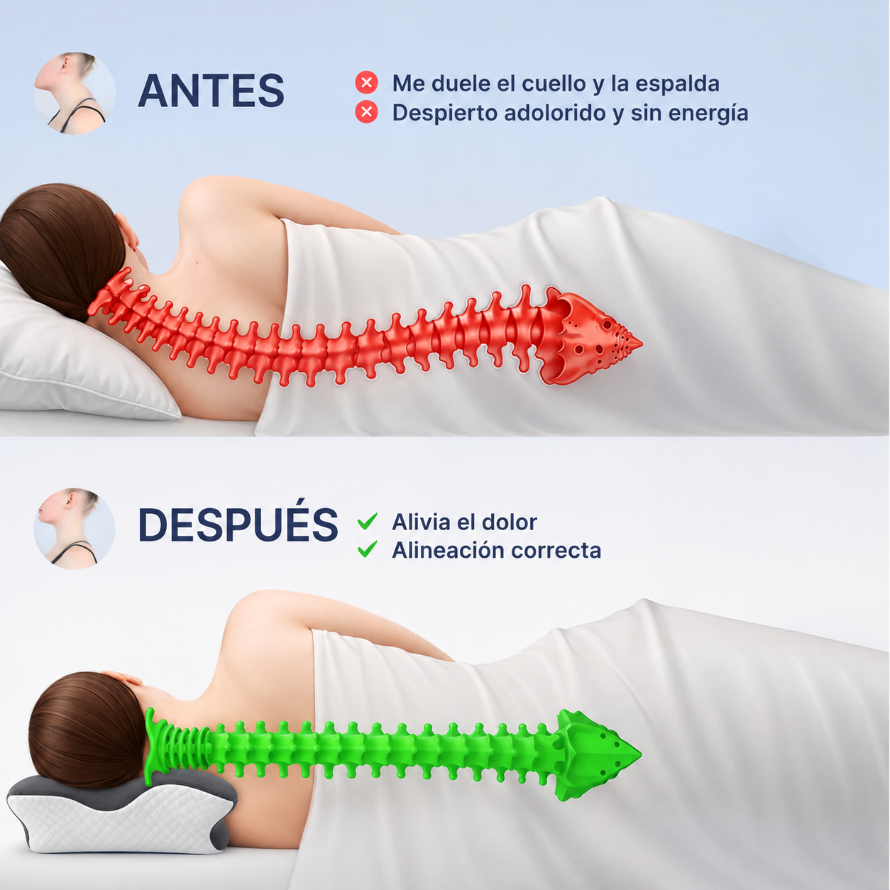 Almohada Ergonómica Nube
